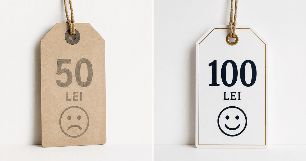 Comparație preț meditații - tarif sub piață vs. tarif corect și efectele lor